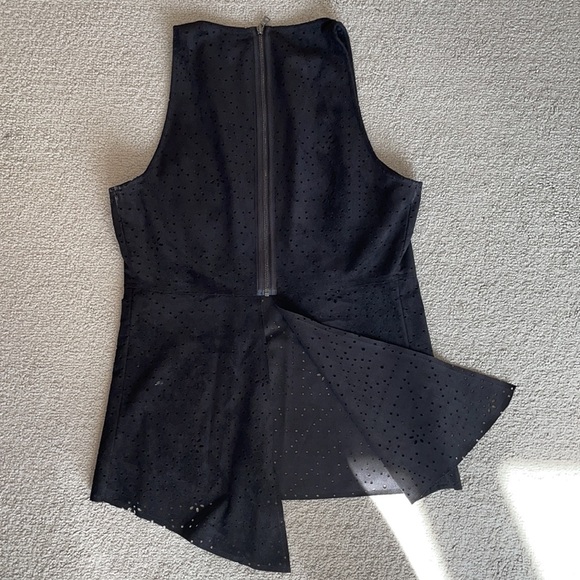 BCBG | Suede Zip Back Tank Top - Picture 2 of 3